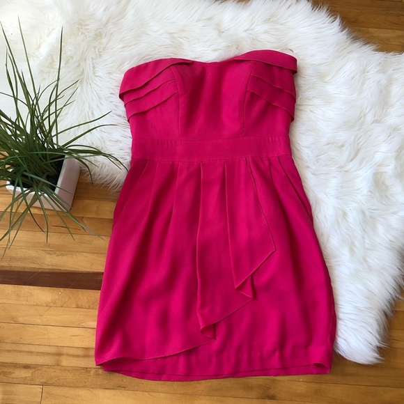 BCBG / PINK / strapless dress / summer style - Picture 4 of 5